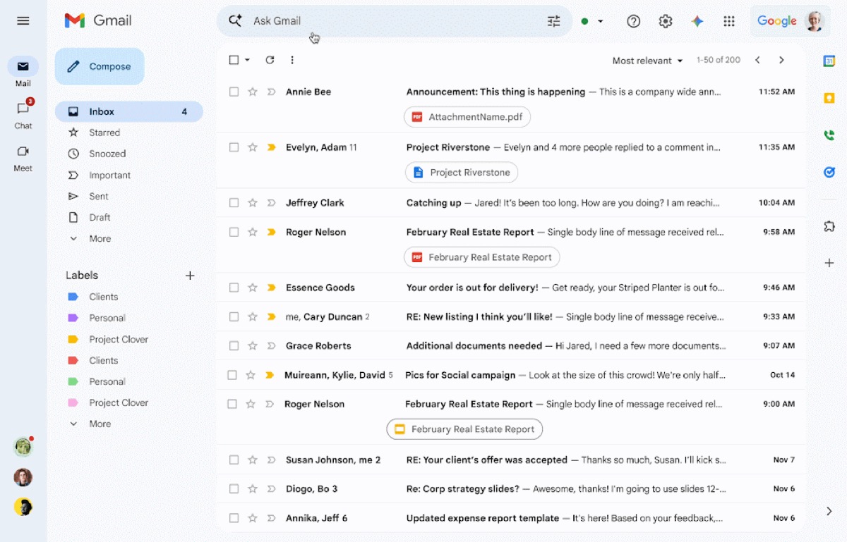 Workspace-admins hebben tot mei voor AI Overviews in Gmail