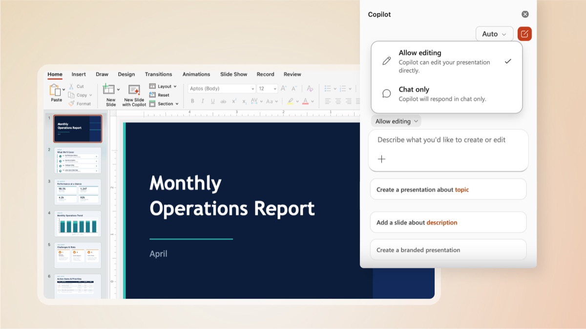 Copilot mag nu zelf aan de knoppen in Word, Excel en PowerPoint